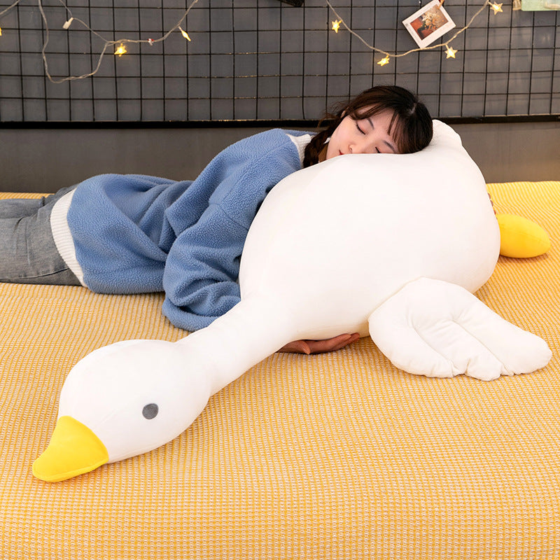 Cute Big White Goose Pillow Doll Plush Toy
